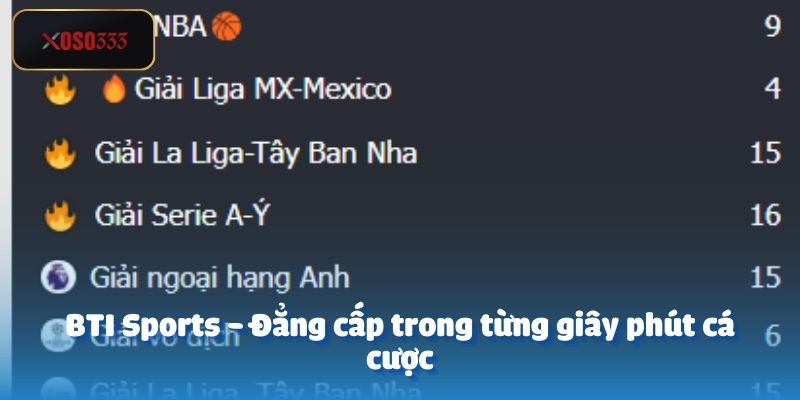 BTI Sports Xoso333 - Tỷ Lệ Kèo Cược Cao Hàng Đầu 2025 2 BTI Sports - Đẳng cấp trong từng giây phút cá cược