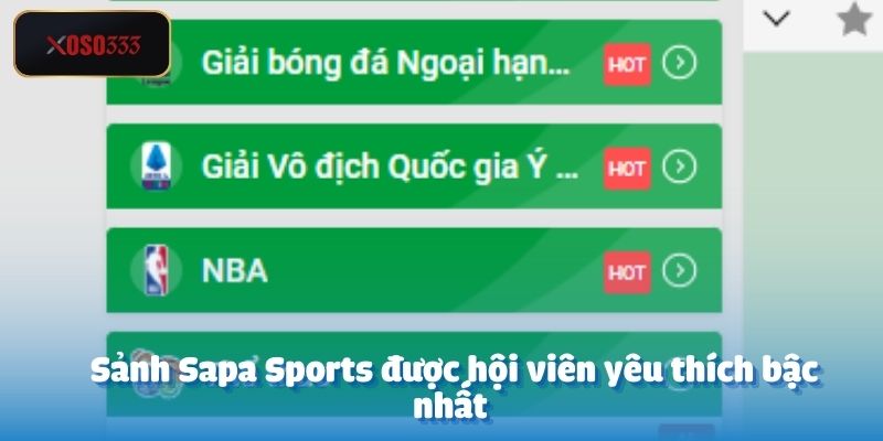 Sảnh Sapa Sports được hội viên yêu thích bậc nhất 