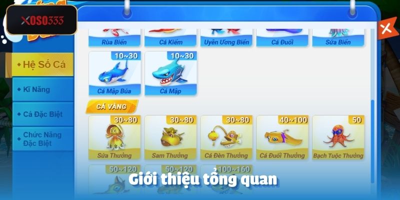 Giới thiệu tổng quan về game Bá Chủ Đại Dương Xoso333