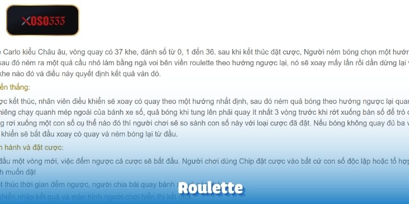 Roulette